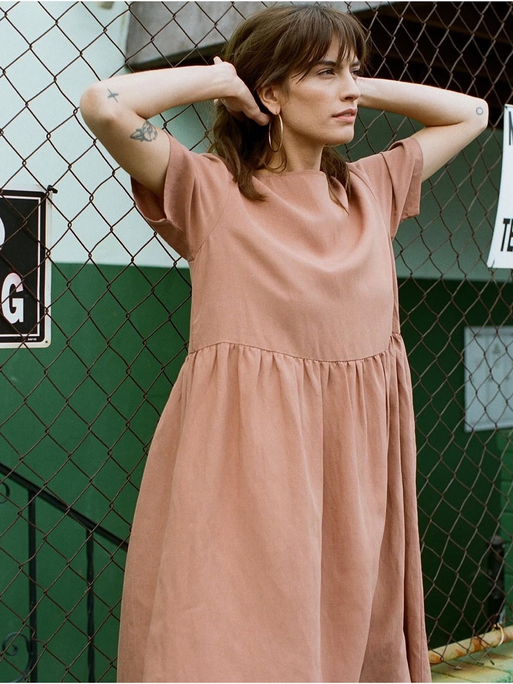 Tradlands Easy Short Sleeve Dress The Nico Dress